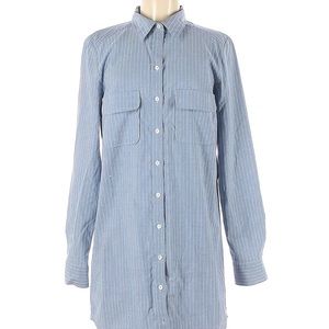 I 🖤Heart Ronson Striped Button Down Shirt Dress